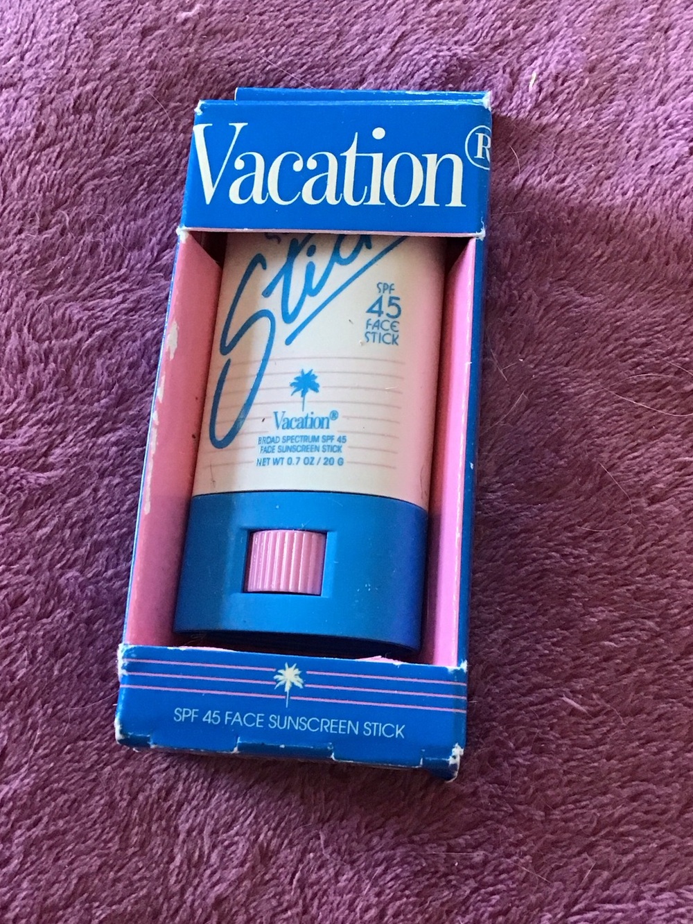 New Vacation SPF 45 Face Stick Sunscreen